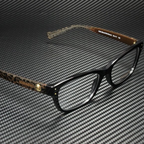 COACH Black Brown 53mm Eyeglasses - Picture 2 of 3
